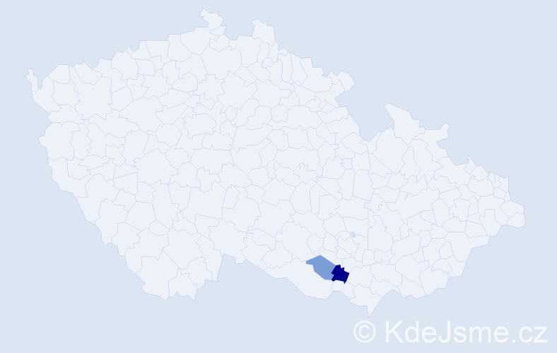 Příjmení: 'Gasgebová', počet výskytů 3 v celé ČR