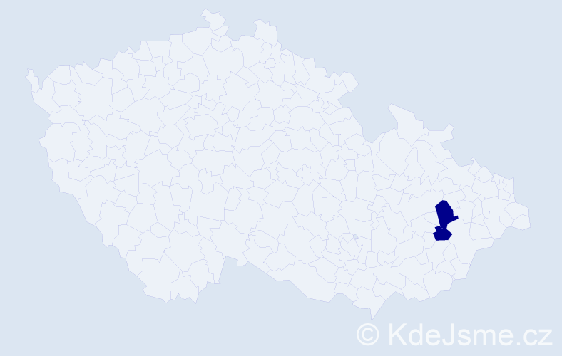 Příjmení: 'Dzvinčuková', počet výskytů 4 v celé ČR