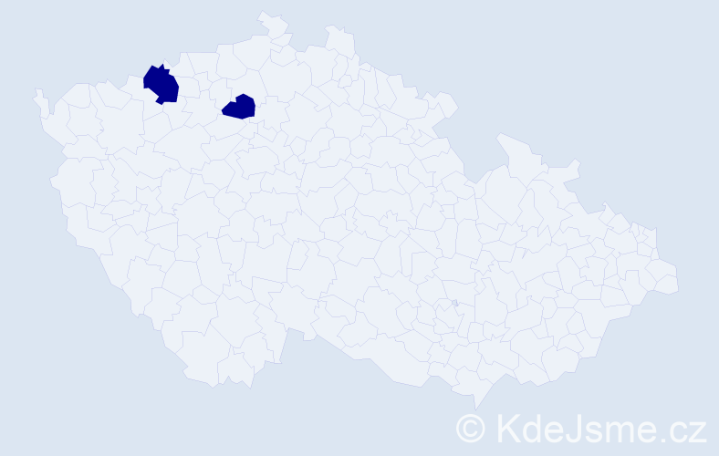 Příjmení: '"Tran Duc"', počet výskytů 2 v celé ČR
