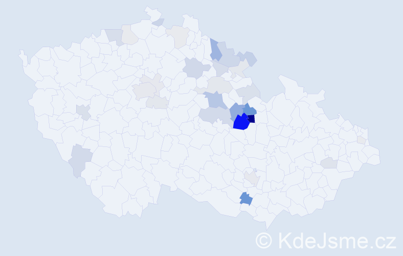 Příjmení: 'Limberský', počet výskytů 89 v celé ČR