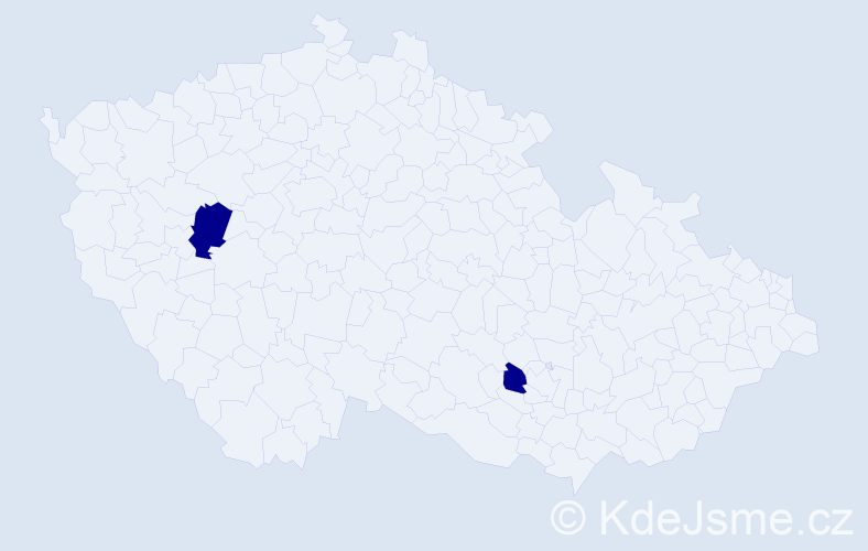 Příjmení: 'Doscocil', počet výskytů 2 v celé ČR