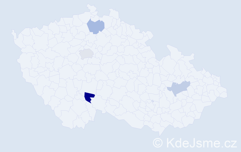Příjmení: 'Šubarská', počet výskytů 6 v celé ČR