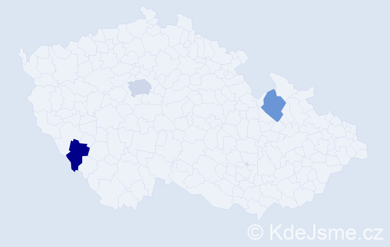 Příjmení: 'Koverdynská', počet výskytů 4 v celé ČR