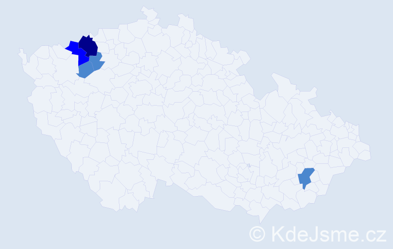 Příjmení: 'Lukavecká', počet výskytů 15 v celé ČR