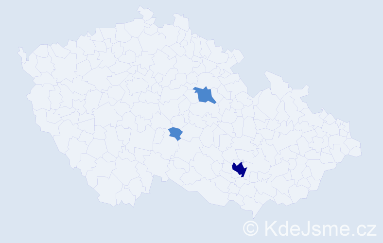Příjmení: 'Reitknecht', počet výskytů 5 v celé ČR