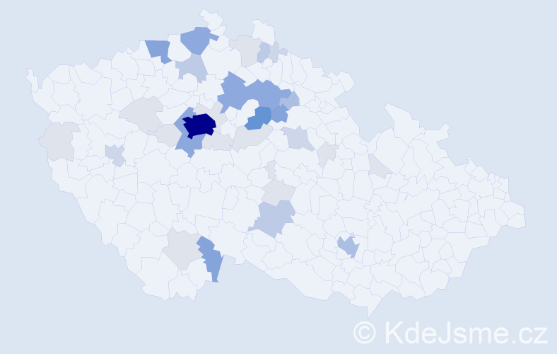 Příjmení: 'Libánská', počet výskytů 116 v celé ČR