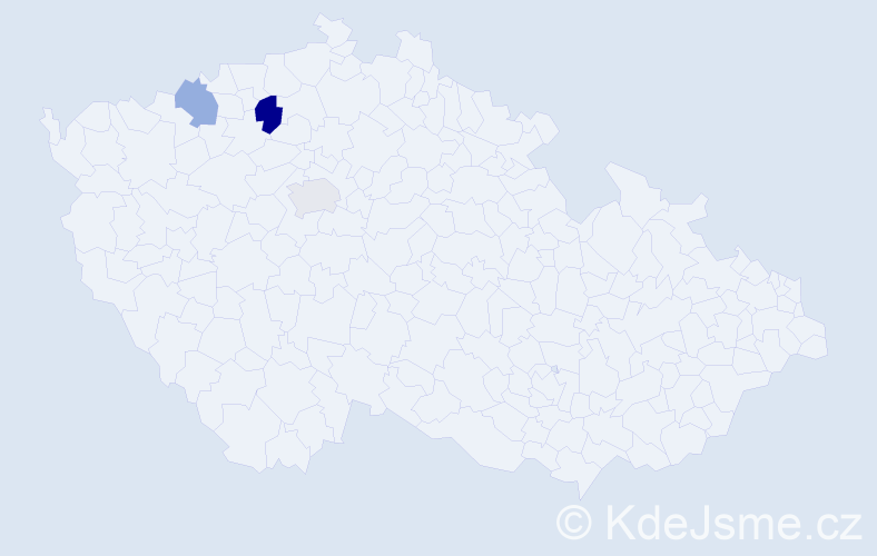 Příjmení: 'Fedurca', počet výskytů 4 v celé ČR