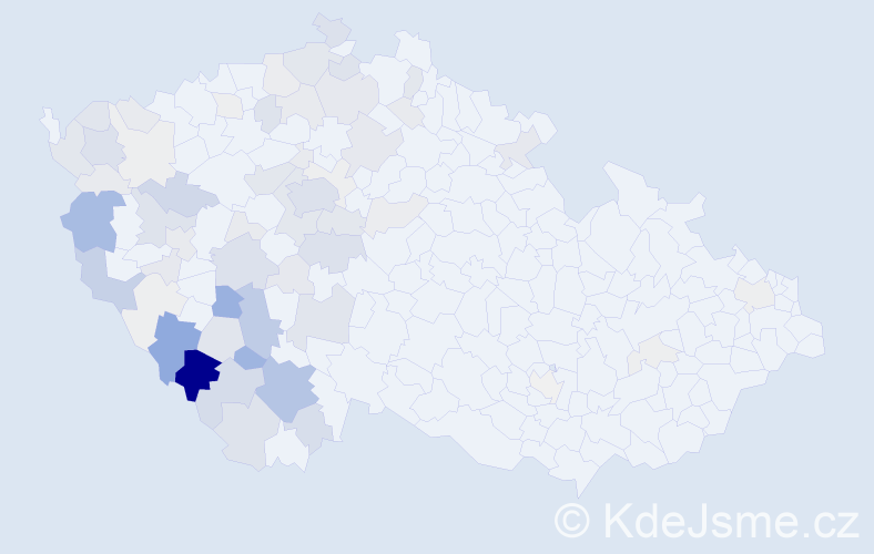 Příjmení: 'Kortus', počet výskytů 279 v celé ČR