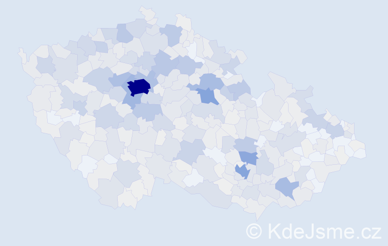 Příjmení: 'Hlaváček', počet výskytů 3471 v celé ČR