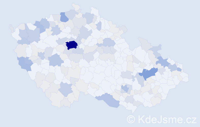 Příjmení: 'Beck', počet výskytů 514 v celé ČR