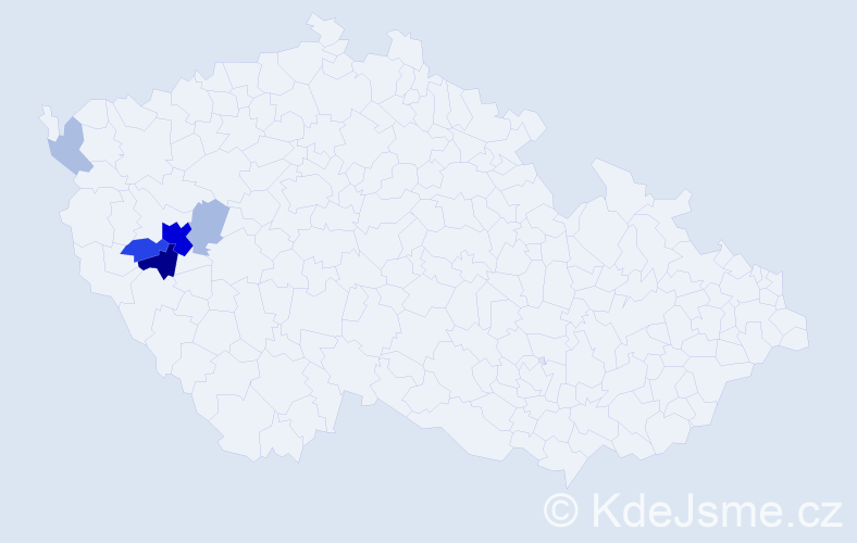 Příjmení: 'Rotenbornová', počet výskytů 22 v celé ČR