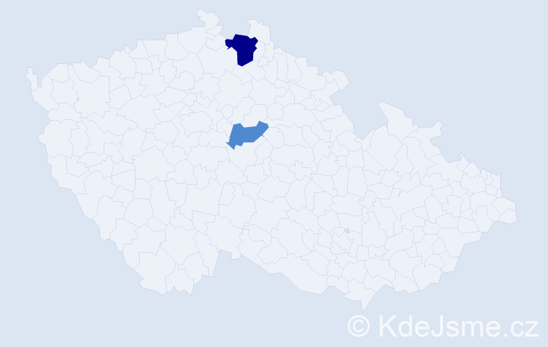 Příjmení: 'Spaqi', počet výskytů 12 v celé ČR
