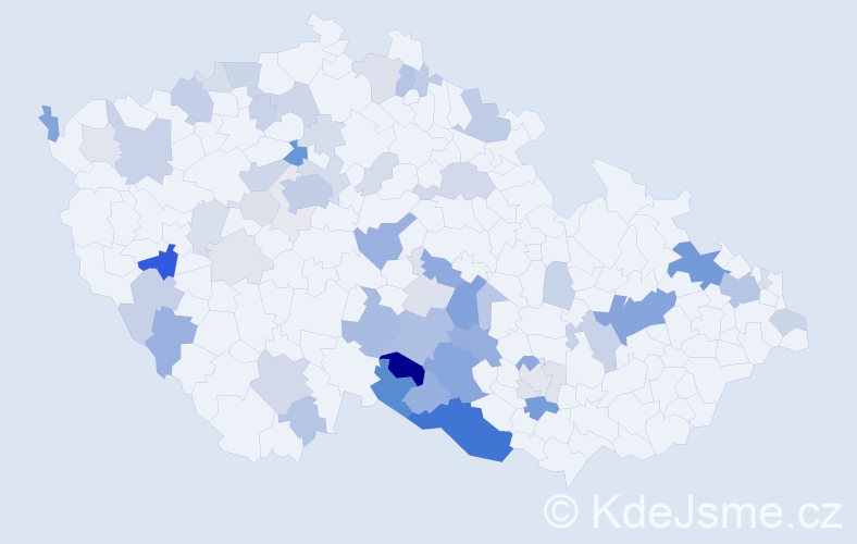 Příjmení: 'Frey', počet výskytů 201 v celé ČR