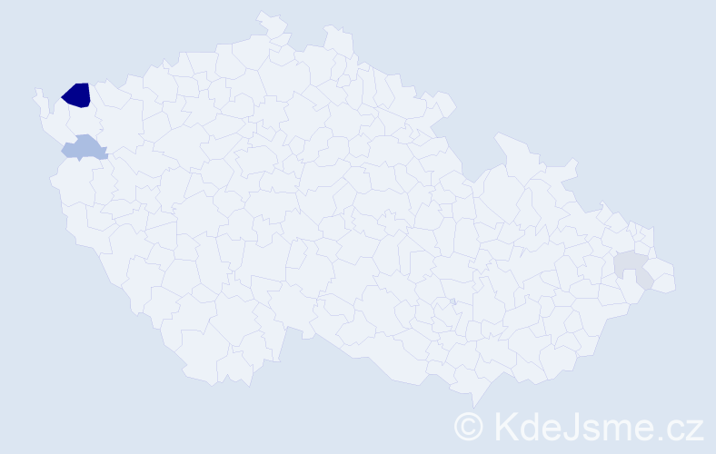 Příjmení: 'Maxilonová', počet výskytů 6 v celé ČR