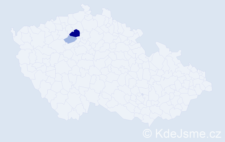 Příjmení: 'Landsdorf', počet výskytů 6 v celé ČR