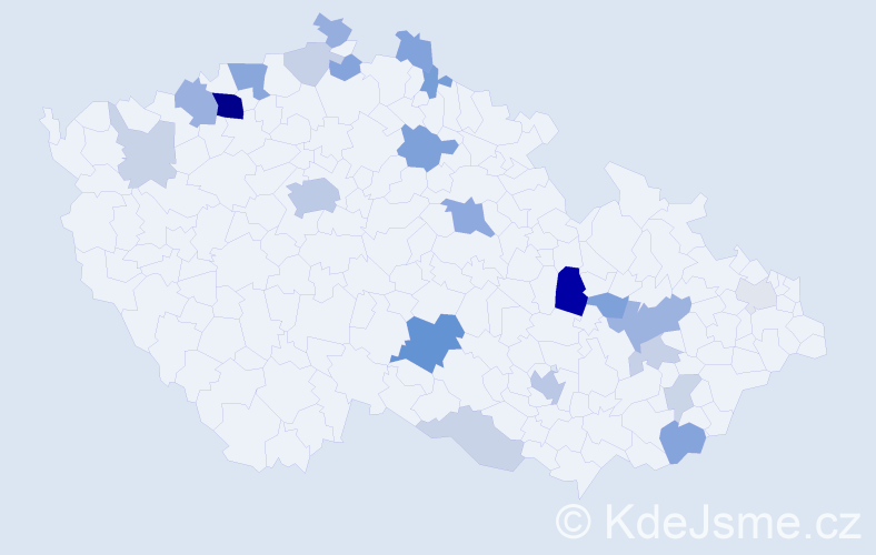 Příjmení: 'Strauss', počet výskytů 61 v celé ČR