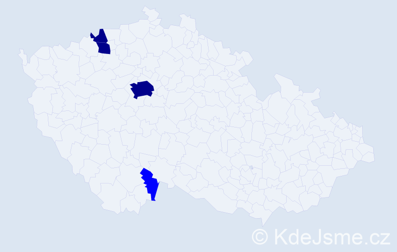 Příjmení: 'Frühlingová', počet výskytů 7 v celé ČR