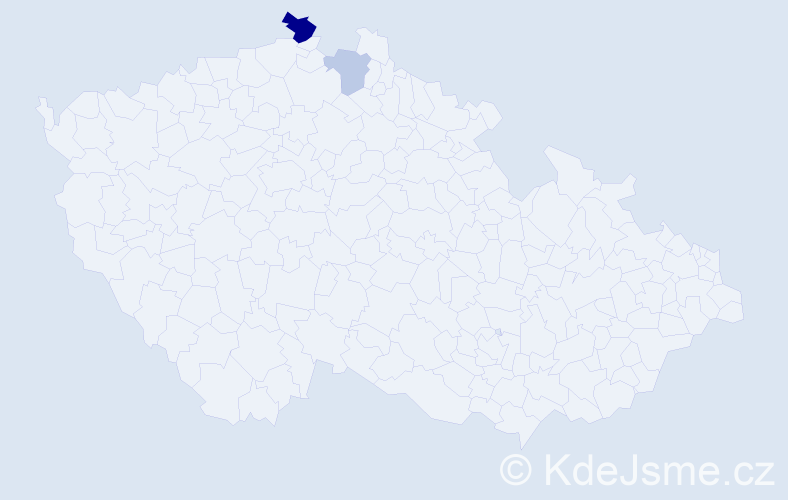 Příjmení: 'Khishigbuyan', počet výskytů 4 v celé ČR