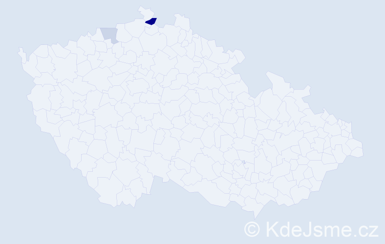 Příjmení: 'Kindiuk', počet výskytů 4 v celé ČR