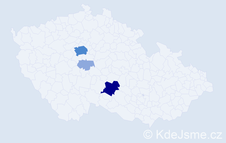 Příjmení: 'Meran', počet výskytů 8 v celé ČR