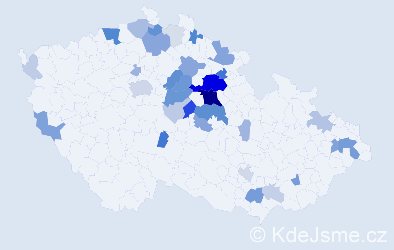 Příjmení: 'Desenský', počet výskytů 113 v celé ČR