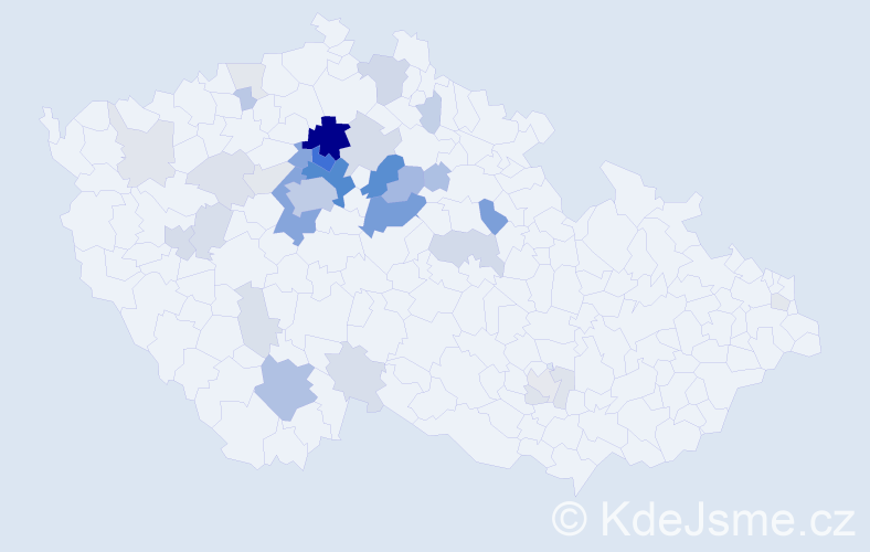 Příjmení: 'Wertheimová', počet výskytů 130 v celé ČR