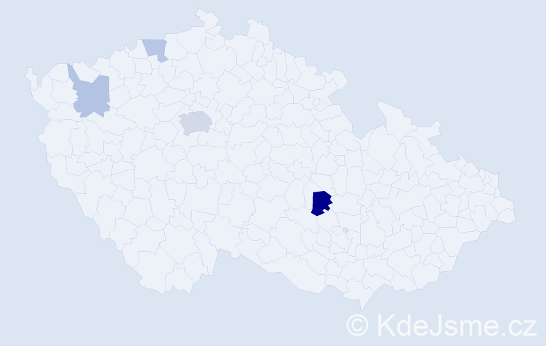 Příjmení: 'Höppner', počet výskytů 8 v celé ČR