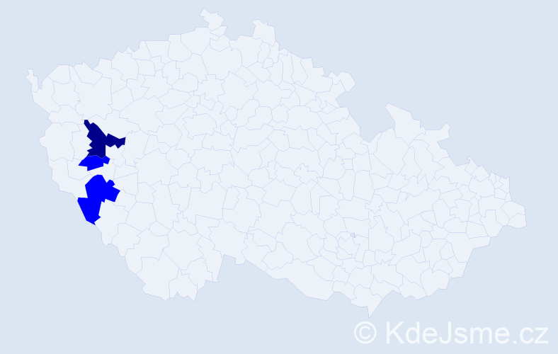Příjmení: 'Pascher', počet výskytů 4 v celé ČR
