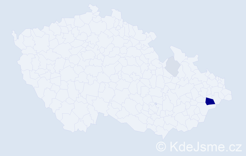 Příjmení: 'Balejíková', počet výskytů 12 v celé ČR