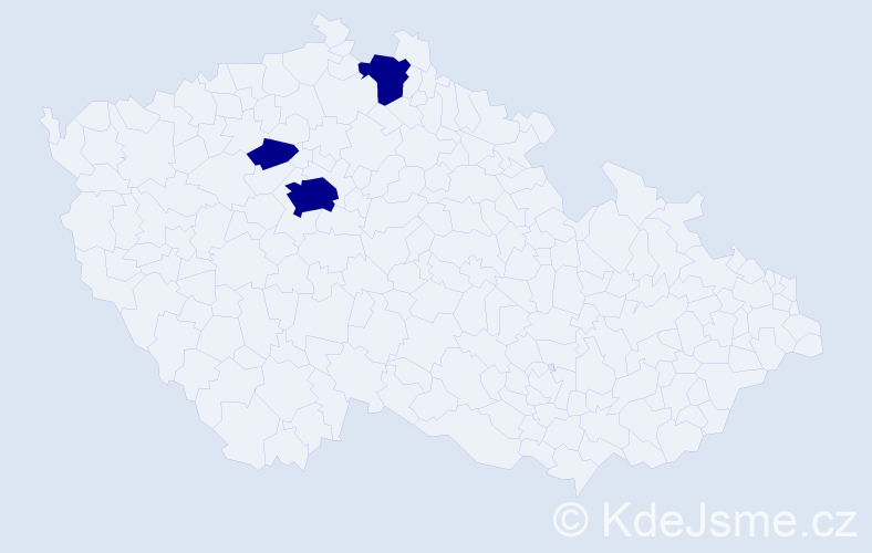 Příjmení: 'Ivanychko', počet výskytů 3 v celé ČR