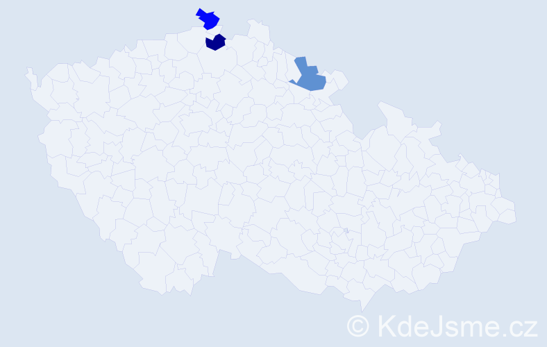Příjmení: 'Syrochman', počet výskytů 3 v celé ČR