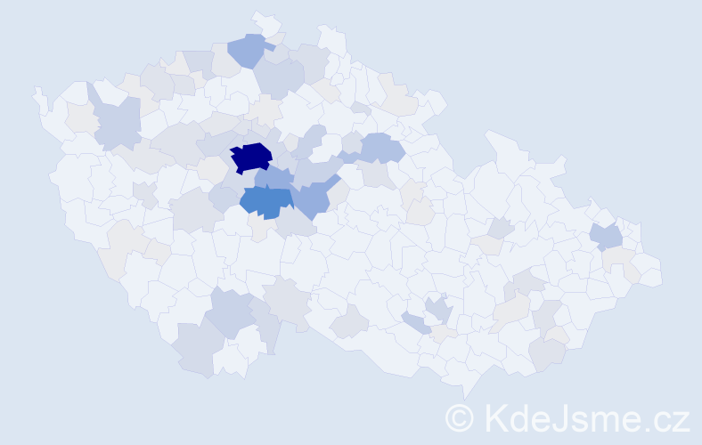 Příjmení: 'Šustová', počet výskytů 378 v celé ČR