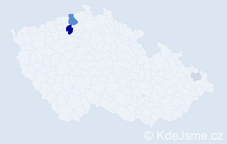 Příjmení: 'Karpjuková', počet výskytů 6 v celé ČR