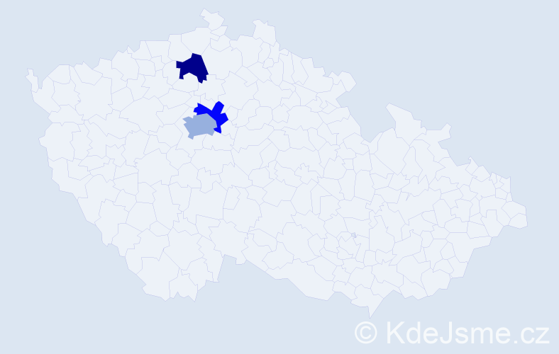 Příjmení: 'Leniv', počet výskytů 4 v celé ČR