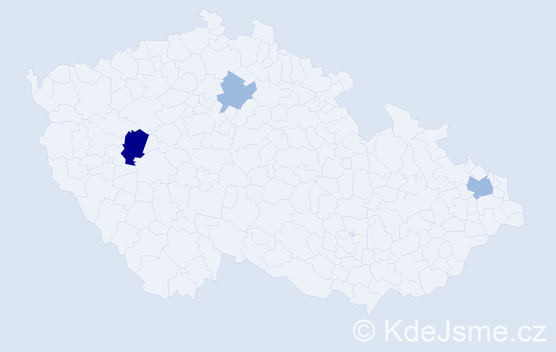 Příjmení: 'Filus', počet výskytů 6 v celé ČR