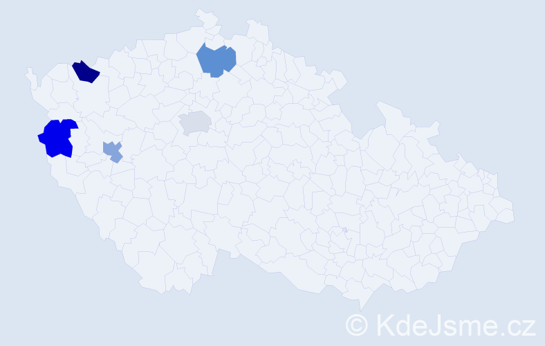 Příjmení: '"Le Thi Anh"', počet výskytů 5 v celé ČR