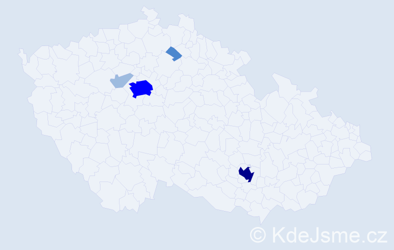 Příjmení: 'Golovan', počet výskytů 10 v celé ČR