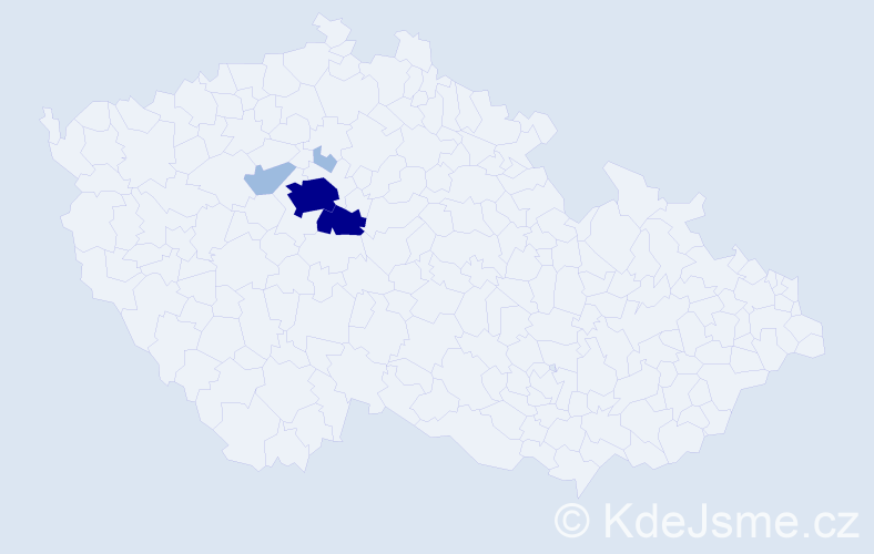 Příjmení: 'Šušor', počet výskytů 10 v celé ČR
