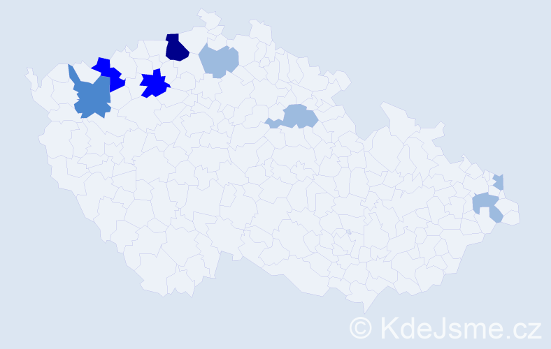 Příjmení: 'Varchola', počet výskytů 16 v celé ČR