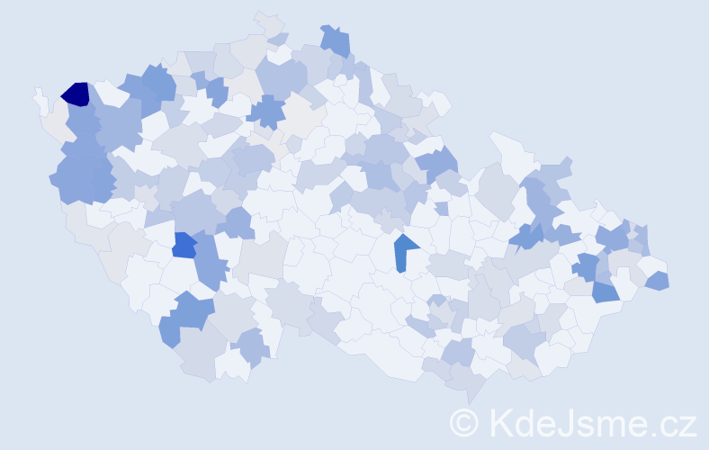 Příjmení: 'Hudák', počet výskytů 488 v celé ČR