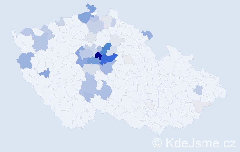 Příjmení: 'Nehasilová', počet výskytů 204 v celé ČR