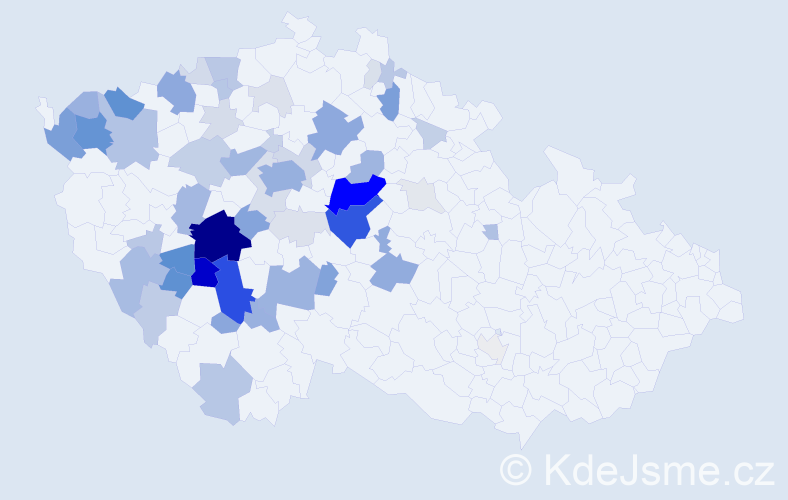 Příjmení: 'Převrátil', počet výskytů 230 v celé ČR