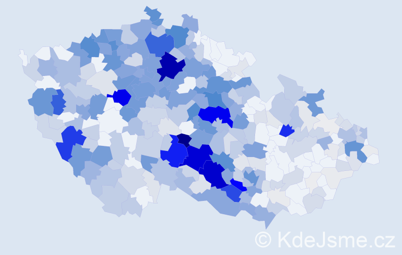 Příjmení: 'Jonáš', počet výskytů 1865 v celé ČR