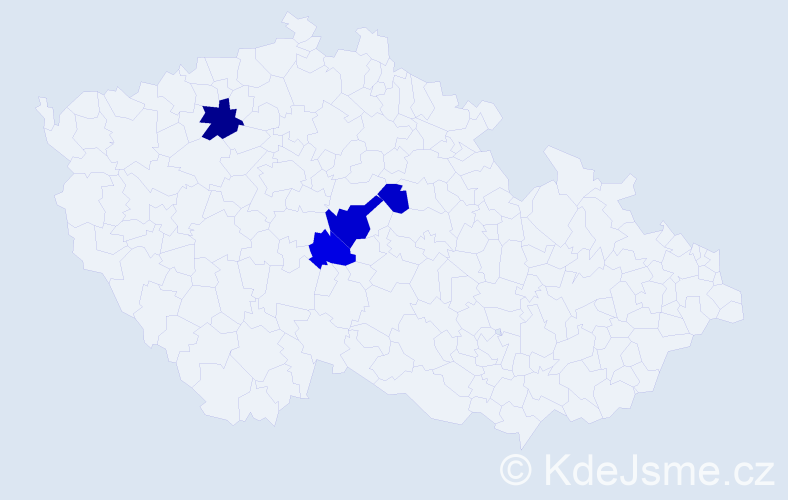 Příjmení: 'Brecková', počet výskytů 6 v celé ČR