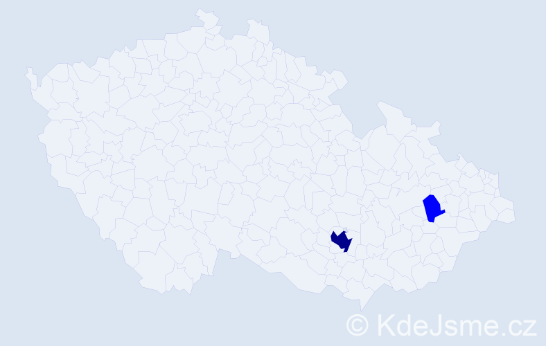 Příjmení: 'Sameliaková', počet výskytů 5 v celé ČR