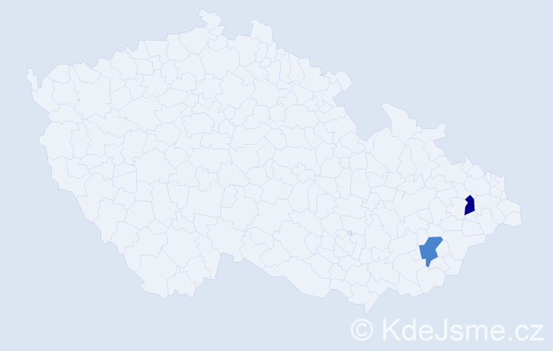 Příjmení: 'Andreozzi', počet výskytů 2 v celé ČR