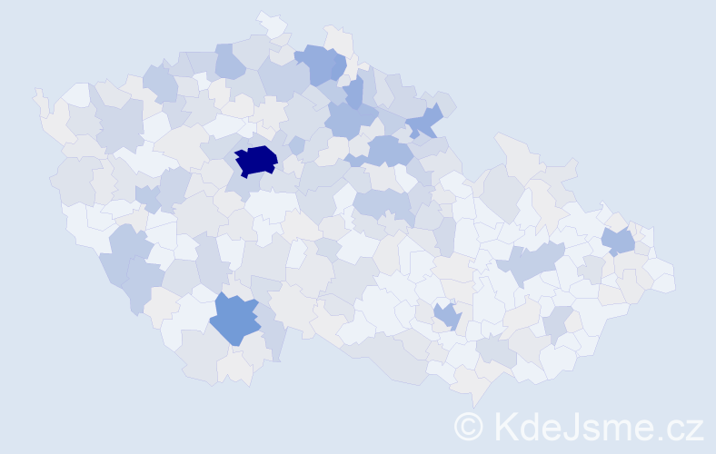 Příjmení: 'Matoušová', počet výskytů 1226 v celé ČR