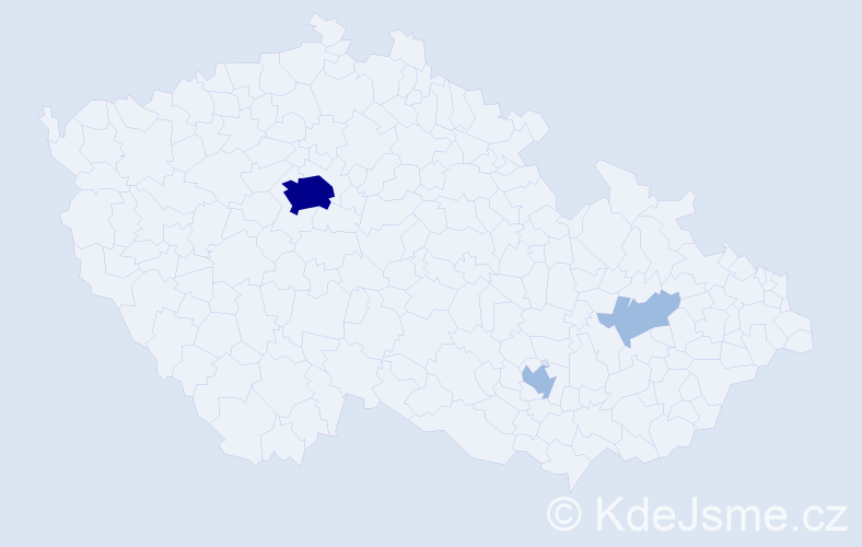 Příjmení: 'Lachsová', počet výskytů 6 v celé ČR