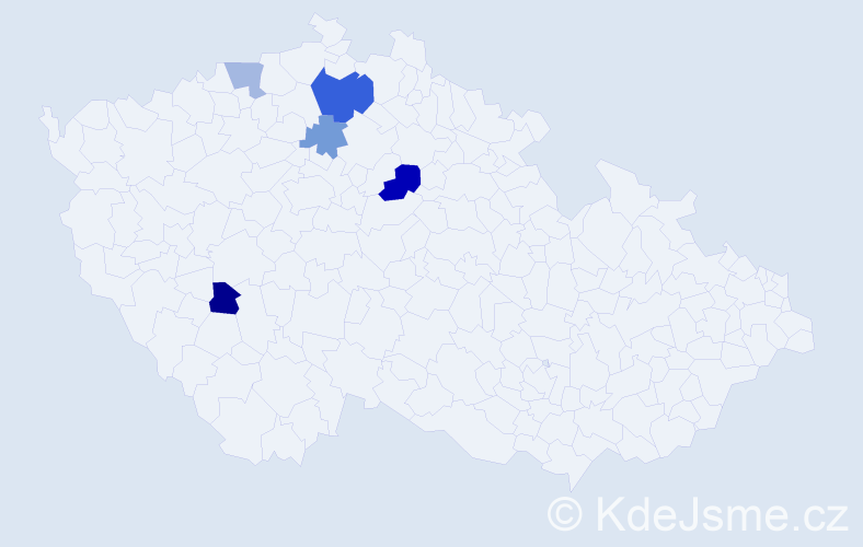 Příjmení: 'Buchleitnerová', počet výskytů 8 v celé ČR