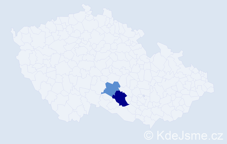Příjmení: 'Sonberg', počet výskytů 3 v celé ČR